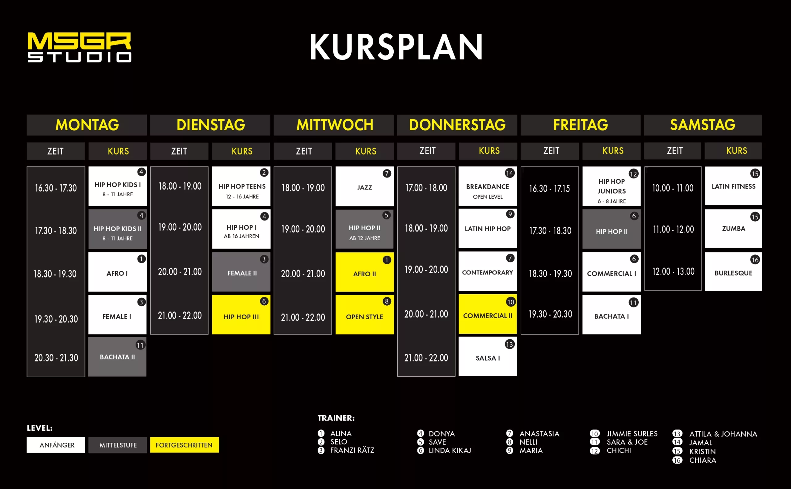 Kursplan MSGR Studio 03-2024