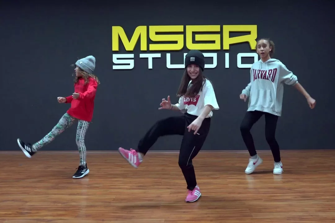 Kinder beim Tanzen im MSGR Studio